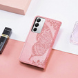 Cu clapetă pentru Realme C71, Butterfly, roz rose gold