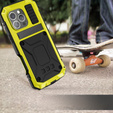 Husă blindată pentru iPhone 16 Pro, R-JUST, galben