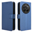 Cu clapetă pentru Realme 12 Pro 5G / 12 Pro+ 5G, Wallet Smart Magnet, albastru