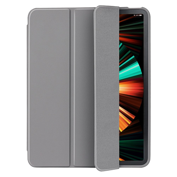 Husă pentru iPad Pro 11 2021/2022, Smartcase cu spațiu pentru stylus, gri