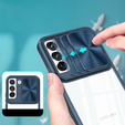 Huse pentru Samsung Galaxy A14 4G/5G, Slide Camera, albastru