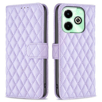 Cu clapetă pentru Infinix Hot 40i, Wallet, BINFEN COLOR, violet