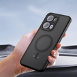 Husă pentru Oppo Reno 13 Pro, pentru MagSafe, ERBORD Matt Case, negru