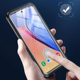 Carcasă pentru Samsung Galaxy S24+ Plus, Shockproof, cu folie pentru ecran, pentru MagSafe, negru