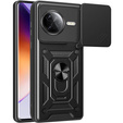 Husă blindată pentru Xiaomi Poco F7 Ultra, CamShield Slide, negru