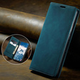 Husă pentru Samsung Galaxy A55, ERBORD Vintage, albastru + Sticlă pentru ecran