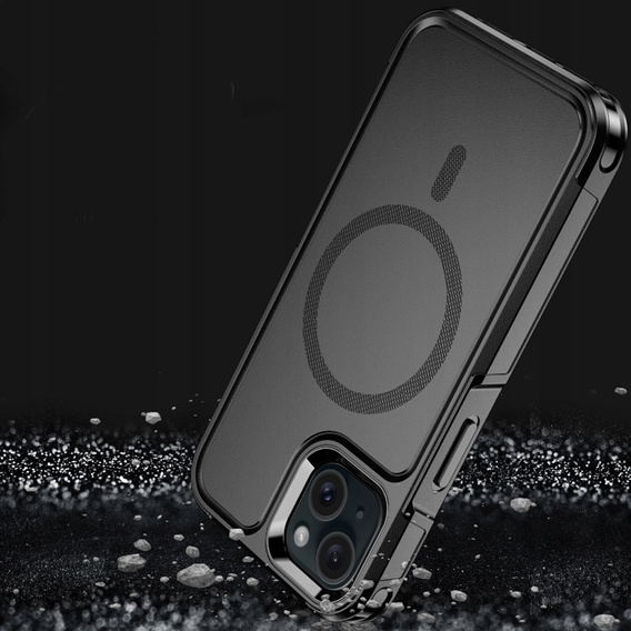 Huse pentru iPhone 15 Plus, MagForce MagSafe, negru