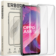 2x sticlă călită pentru Oppo A54 5G/A74 5G/A93 5G, ERBORD 9H Hard Glass pe ecran
