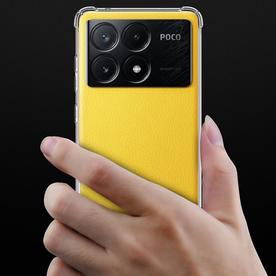 Huse pentru Xiaomi Poco F6 Pro, Dropproof, transparentă