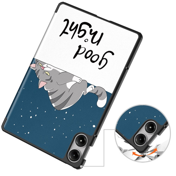 Husă pentru Xiaomi Redmi Pad Pro / Xiaomi Poco Pad, Smartcase, cat
