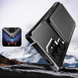 Husa pentru Samsung Galaxy S25 Ultra, Card Holder Kickstand, negru