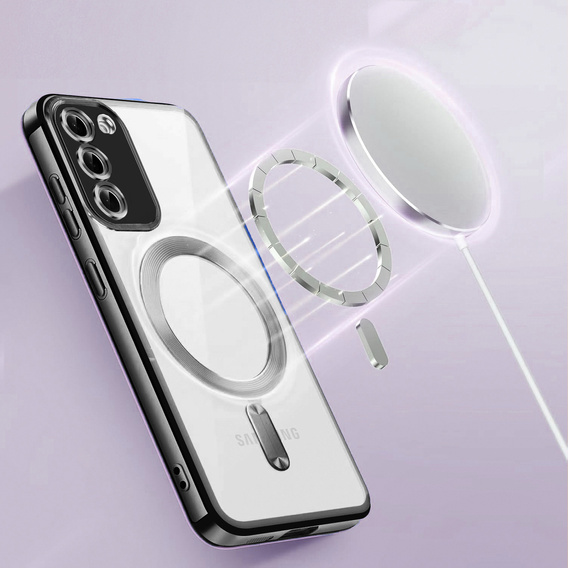 Husă pentru Samsung Galaxy S20 FE, Electro MagSafe, negru + Sticlă pentru ecran