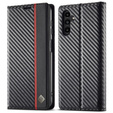 Carcasă cu clapetă pentru Samsung Galaxy A36, Carbon LC.IMEEKE, negru