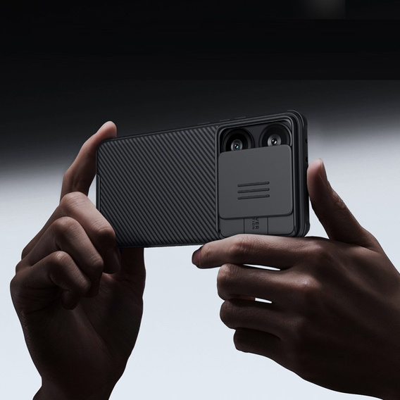 Carcasă blindată Nillkin pentru Xiaomi Poco F6, CamShield Pro, negru