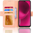 Cu clapetă pentru T Phone 3 5G, Card Slot, roz