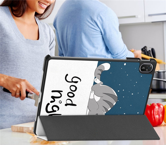 Husă inteligentă cu imprimeu pentru Huawei MatePad 11.5 2025