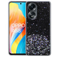 Huse pentru Oppo A58 4G, Glittery, negru