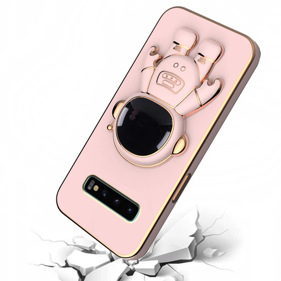 Huse pentru Samsung Galaxy S10, Astronaut, roz rose gold