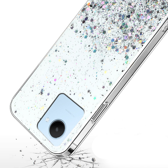 Huse pentru Realme C30 / Narzo 50i Prime, Glittery, transparentă