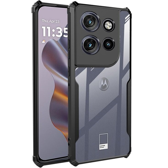Huse pentru Motorola Edge 50 Neo / Motorola ThinkPhone 25, AntiDrop Hybrid, negru