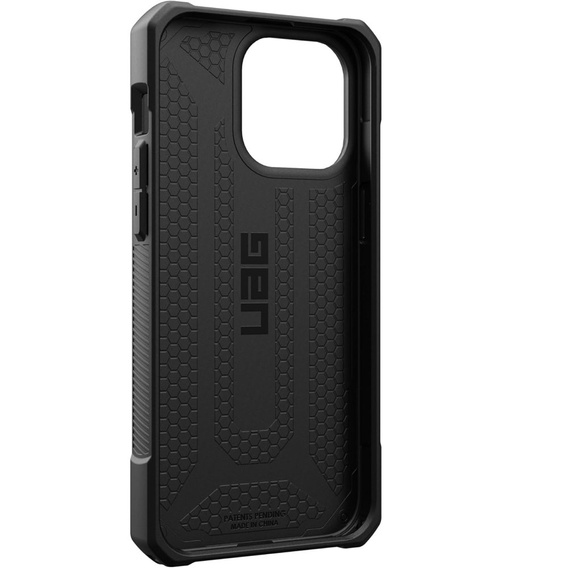 Carcasă Urban Armor Gear pentru iPhone 15 Pro Max, Monarch, Kevlar negru