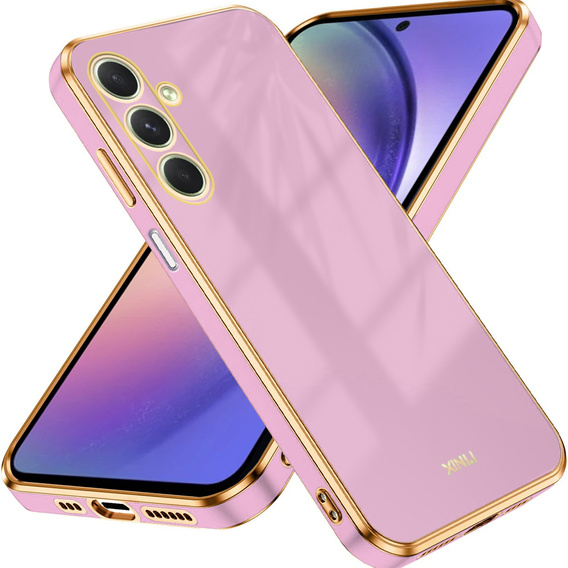 Husă pentru Samsung Galaxy A54 5G, Glamour CamShield, violet