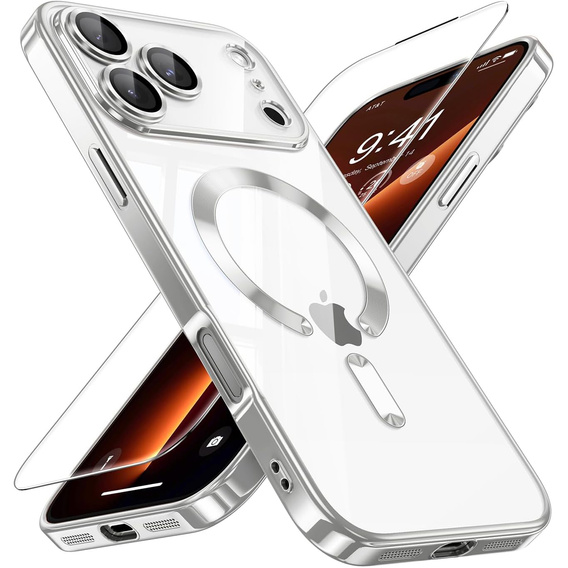 Carcasă magnetică cu protecție pentru lentile pentru iPhone 17 Pro Max