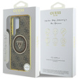 Husă GUESS Magnetic IML Metal Glitter 4G Circle Triangle pentru Samsung Galaxy S25 Ultra