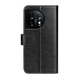Cu clapetă pentru OnePlus 11 5G, Wallet Case, negru