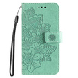 Cu clapetă pentru Xiaomi Redmi Note 12 4G, Mandala Flower, verde