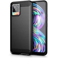 Huse pentru Realme 8 / 8 Pro, Carbon, negru