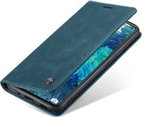 Husa CASEME pentru Samsung Galaxy S20 FE, Leather Wallet Case, verde