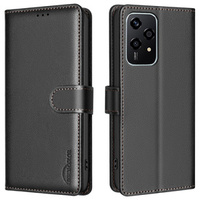 Husa cu clapetă pentru Honor 200 Lite, BINFEN Wallet, negru