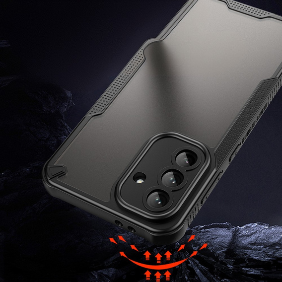Husă pentru Samsung Galaxy A56, Armor Frosted Case, negru