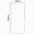 2x Sticlă temperată pentru Samsung Galaxy S25 Edge, ERBORD Easy App Full Screen Protector