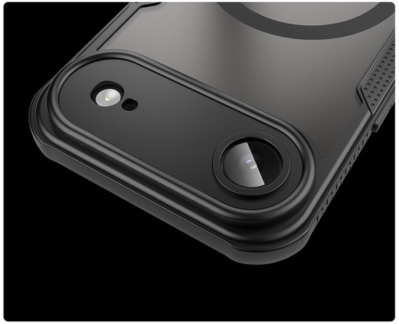 Carcasă blindată pentru iPhone Air, pentru MagSafe, negru mat