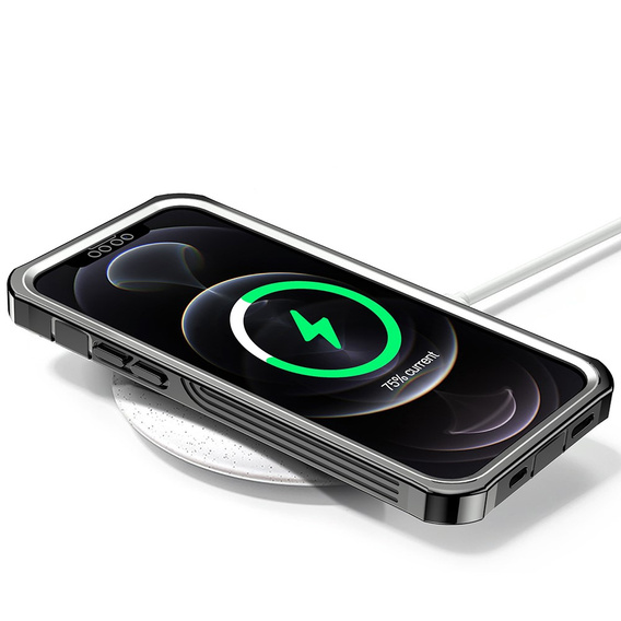 Carcasă pentru iPhone 13 mini, Shockproof, cu folie, albastru