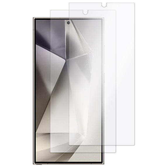 2x sticlă călită pentru Samsung Galaxy S24 Ultra, ERBORD 9H Hard Glass pe ecran