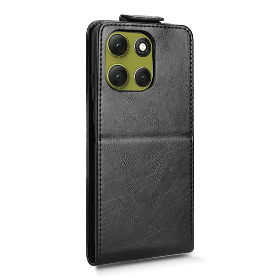 Carcasă flip pentru Xiaomi Redmi 15 5G / 4G, carcasă flip, negru