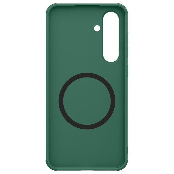 Husa NILLKIN pentru Samsung Galaxy S24 FE, Frosted Shield, pentru MagSafe, verde