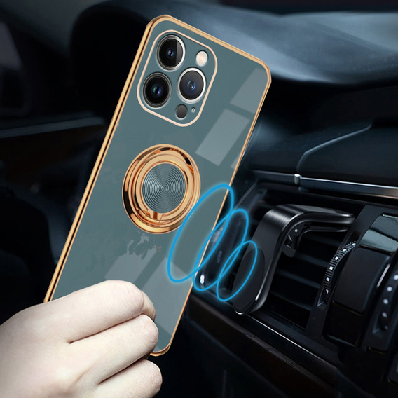 Huse pentru iPhone 14 Pro Max, Electro Ring, gri