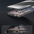 Carcasa Magnetic Dual Glass MagSafe pentru Samsung Galaxy S25 Ultra, negru