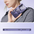 Husă pentru Samsung Galaxy A36, Electro MagSafe, violet + Sticlă pentru ecran