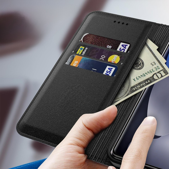 Husă tip portofel Crazy Horse pentru Xiaomi Redmi Note 15 5G