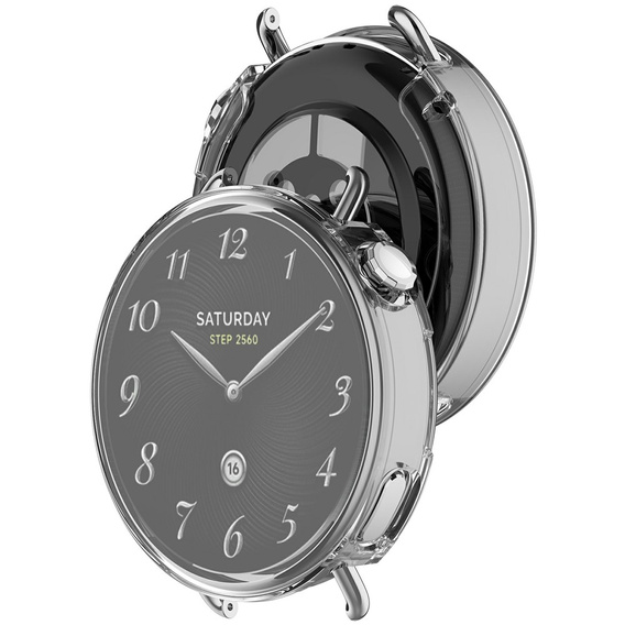 Husă 2-în-1 cu protecție pentru ecran pentru Xiaomi Watch S4 41 mm