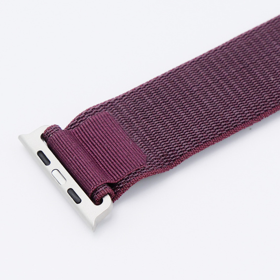Curea din nailon pentru Apple Watch 1/2/3/4/4/5/6/6/7/8/SE/ULTRA 42/44/45/49mm, maroon