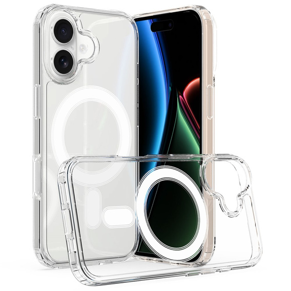 Husă pentru iPhone 17, pentru MagSafe, transparentă