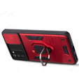 Husă pentru Samsung Galaxy A03s, KickStand Camera Lens, albastru