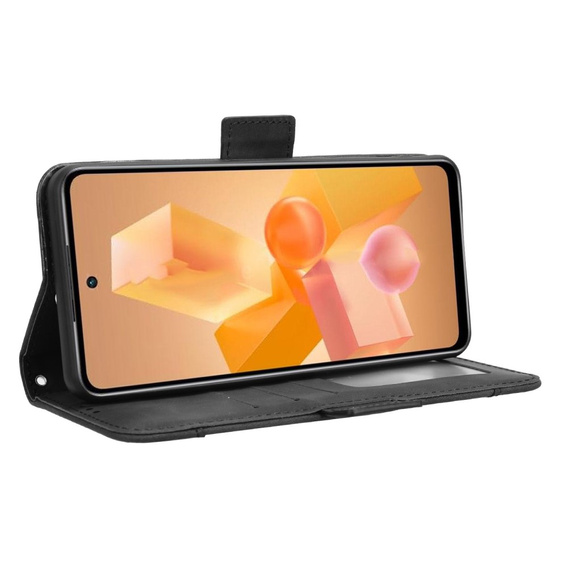 Cu clapetă pentru Infinix Hot 40i, Card Slot, negru