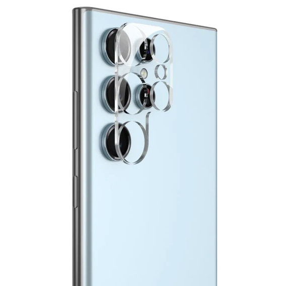 Sticlă temperată pentru camera foto pentru Samsung Galaxy S22 Ultra, albastru